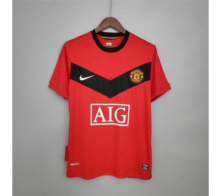 Manchester United 09/10 Home Red Soccer Jersey